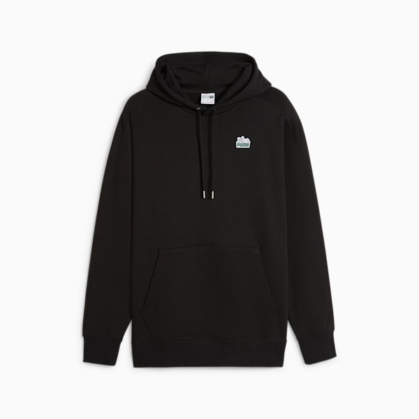 For the Fanbase T7 SUPER PUMA Men's Hoodie, PUMA Black, extralarge