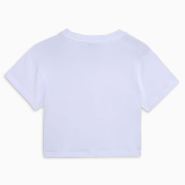 BETTER CLASSICS Girl's T-shirt, PUMA White, extralarge-IND