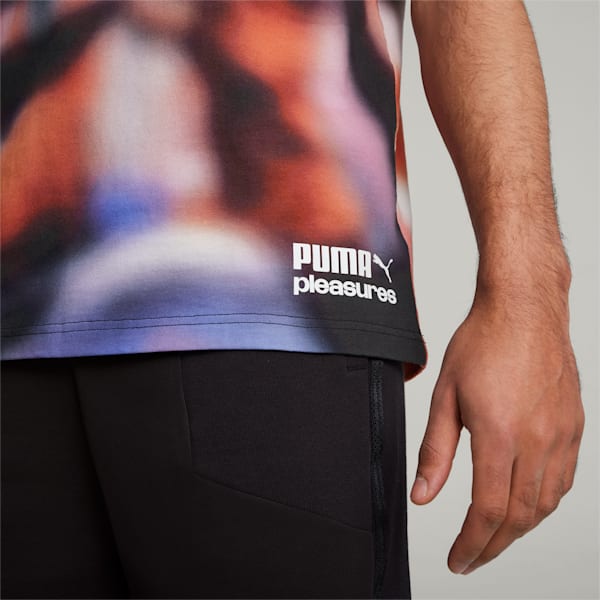 PUMA x PLEASURES Men's T-shirt, PUMA White, extralarge-IND