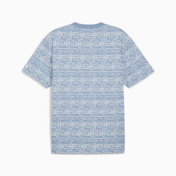 PUMA x Palm Tree Crew Men's Striped T-shirt, Zen Blue, extralarge-IND