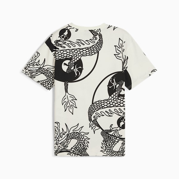 Playera con estampado integral para hombre PUMA X STAPLE, Warm White-Puma black, extralarge