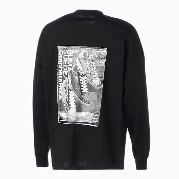 ユニセックス PUMA X GRAPHERSROCK 長袖 Tシャツ, Puma Black
