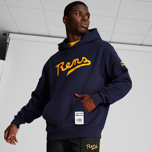 Sudadera de básquetbol PUMA x BLACK FIVES Rens 100 Hombre, PUMA Navy, extralarge