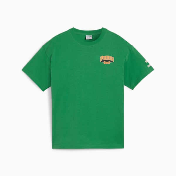 キッズ ボーイズ プーマ チーム フォー ザ ファンベース グラフィック Tシャツ 104-164cm, Archive Green, extralarge-AUS