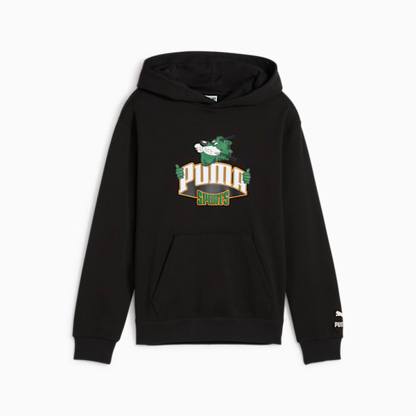 FOR THE FANBASE Big Kids' Hoodie, PUMA Black, extralarge