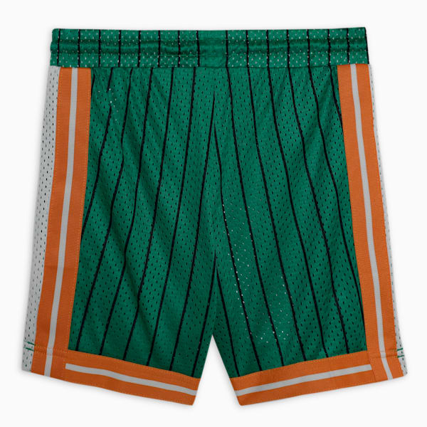 For the Fanbase Youth Basketball Shorts, Archive Green, extralarge-IND