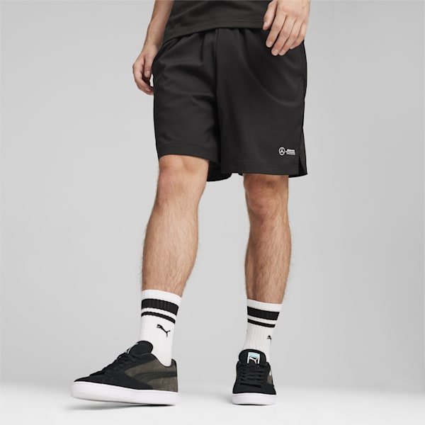 Mercedes-AMG Petronas Motorsport Men's Woven Shorts, PUMA Black, extralarge-IND