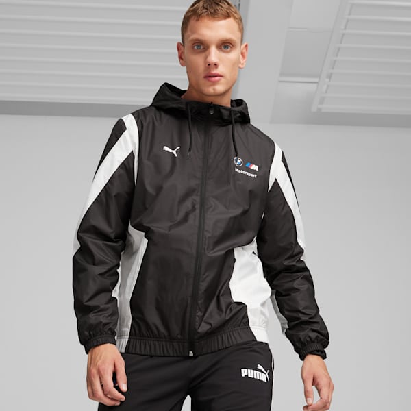 Veste tissée de sport automobile BMW M Motorsport, homme, Puma Black, extralarge