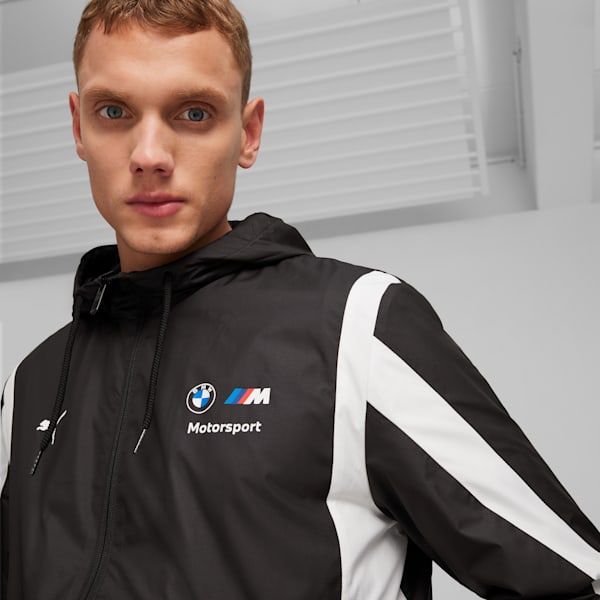 BMW M Motorsport Men's Motorsport Woven Jacket, Puma Black, extralarge