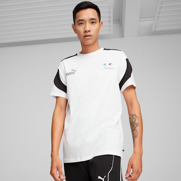 Playera estampada para hombre BMW M Motorsport, PUMA White, extralarge