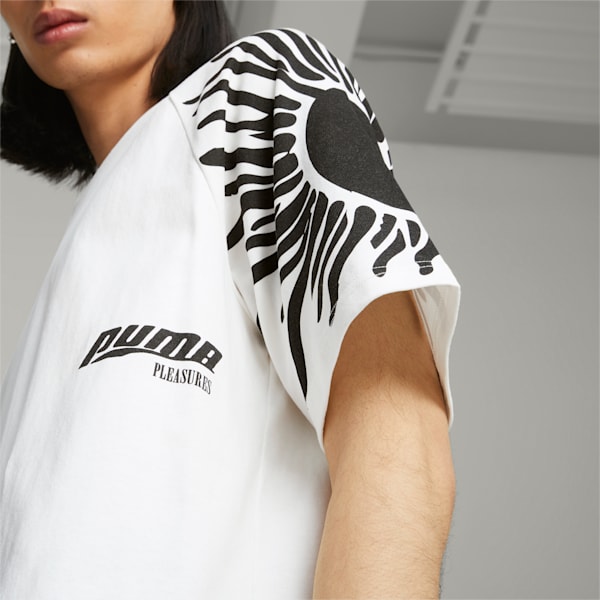 PUMA x PLEASURES Graphic Tee, PUMA White, extralarge-GBR