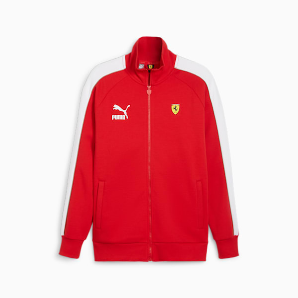 Scuderia Ferrari Race Iconic T7 Men's Motorsport Jacket, Rosso Corsa, extralarge-AUS