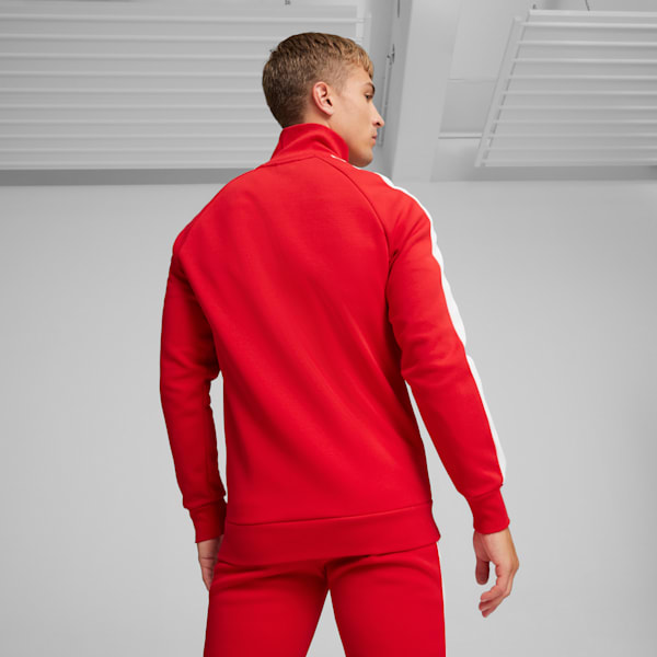 Scuderia Ferrari Race Iconic T7 Men's Motorsport Jacket, Rosso Corsa, extralarge-IND