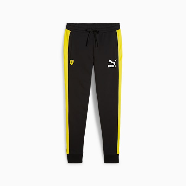 Scuderia Ferrari Race Iconic T7 Men's Motorsport Pants, PUMA Black, extralarge-IND