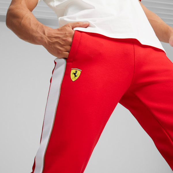 Scuderia Ferrari Race Iconic T7 Men's Motorsport Pants, Rosso Corsa, extralarge