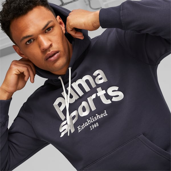 メンズ PUMA TEAM フーディー, New Navy, extralarge-JPN