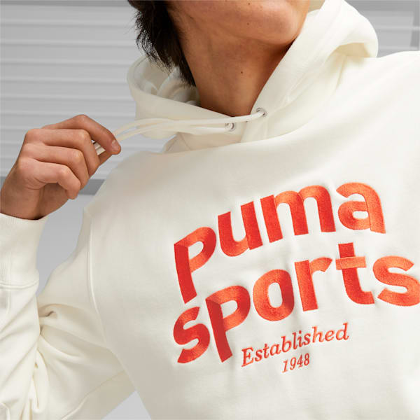 メンズ PUMA TEAM フーディー, Warm White, extralarge-JPN