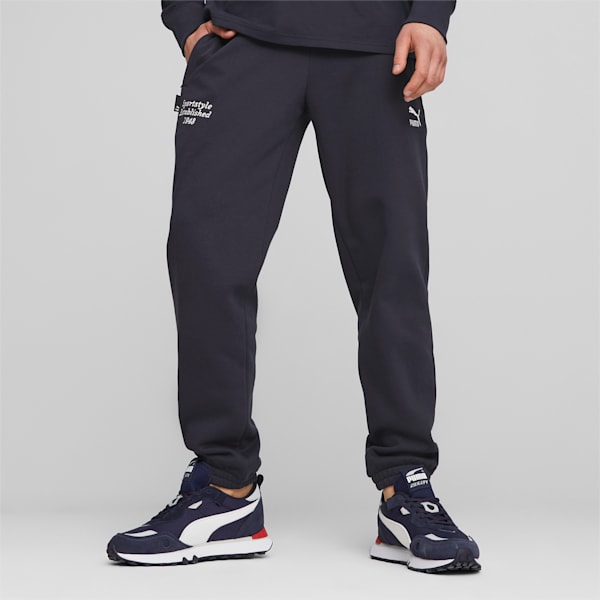 メンズ PUMA TEAM スウェットパンツ, New Navy, extralarge-JPN