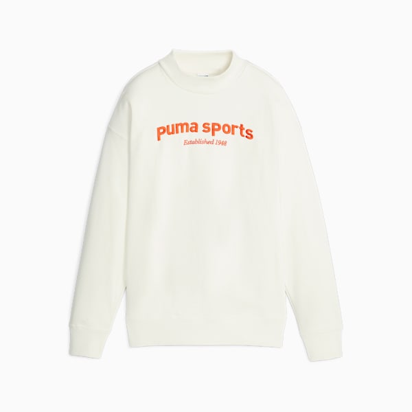 ウィメンズ PUMA TEAM クルースウェット, Warm White, extralarge-JPN