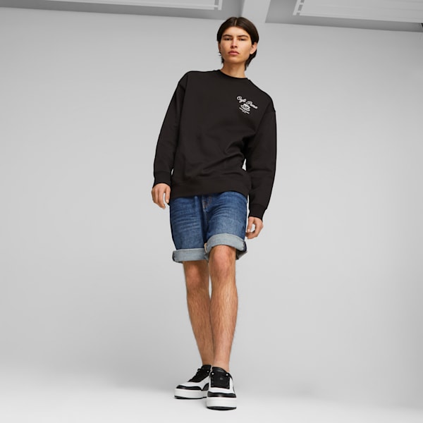 Sudadera CLASSICS CAFE PUMA para hombre, PUMA Black, extralarge