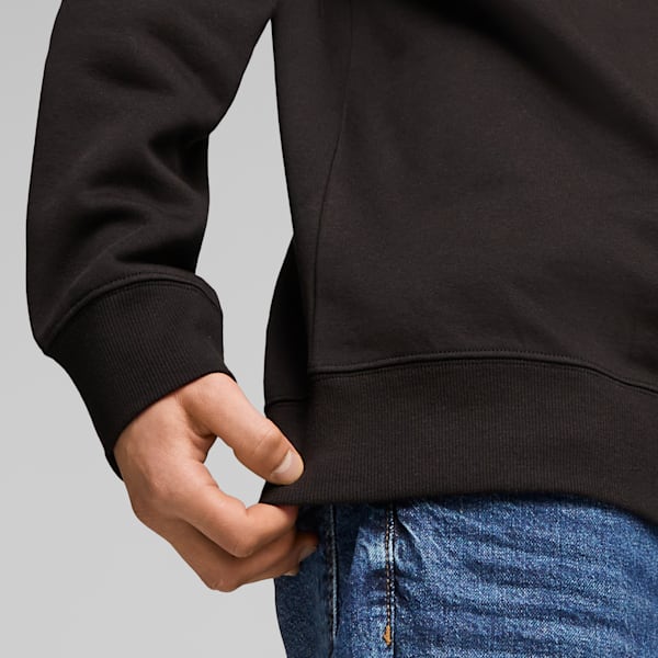 Sudadera CLASSICS CAFE PUMA para hombre, PUMA Black, extralarge