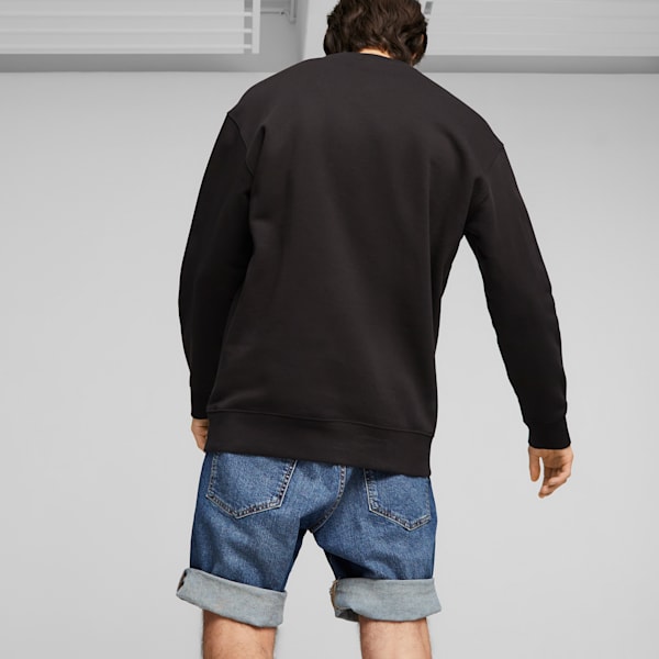 Sudadera CLASSICS CAFE PUMA para hombre, PUMA Black, extralarge