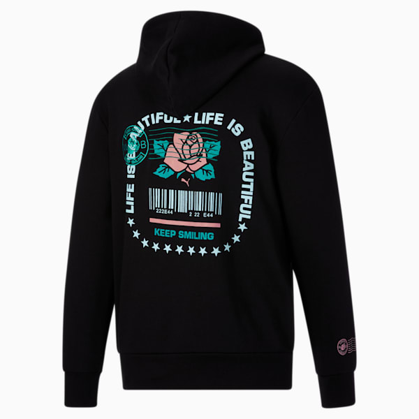 Chris Brickley: Life Is Beautiful Hoodie, PUMA Black, extralarge