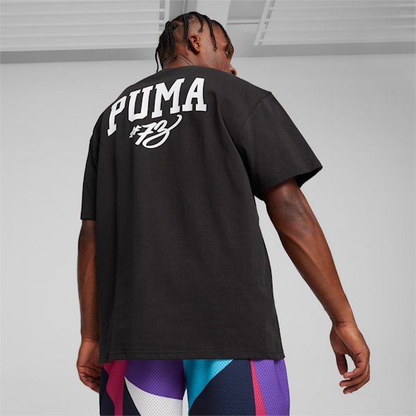 Dylan's Gift Shop Men's Basketball T-shirt, PUMA Black, extralarge-AUS