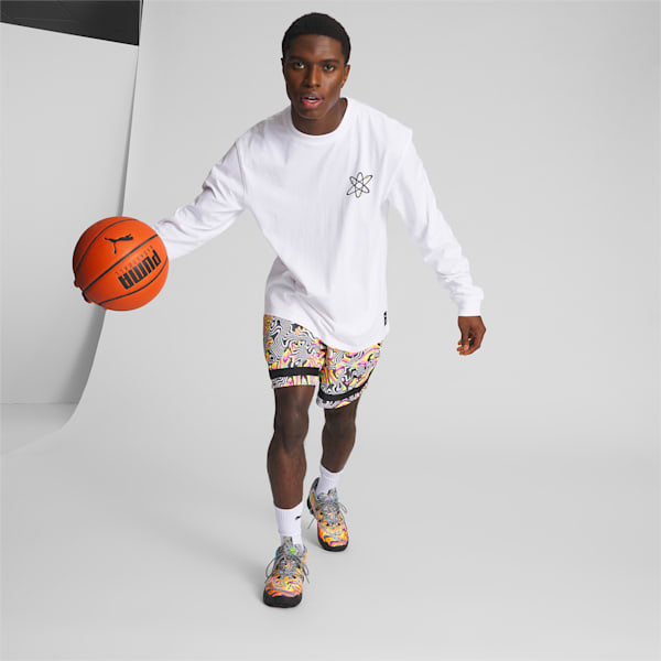 MELO x DEXTER'S LAB Men's Basketball Shorts, PUMA Black, extralarge