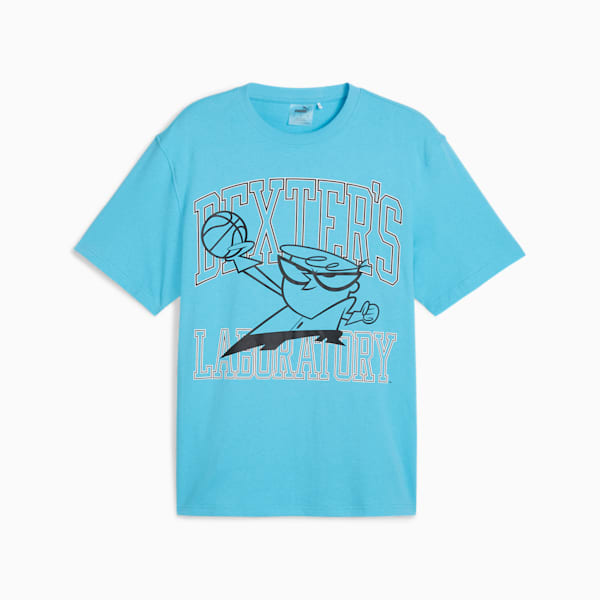 Playera de básquetbol PUMA x DEXTER'S LABORATORY Hombre, Bright Aqua, extralarge