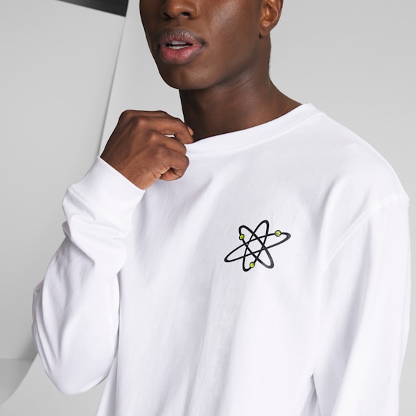 MELO x DEXTER'S LAB Men's Basketball Long Sleeve Tee, uniwersalne Cheap Erlebniswelt-fliegenfischen Jordan Outlet White, extralarge