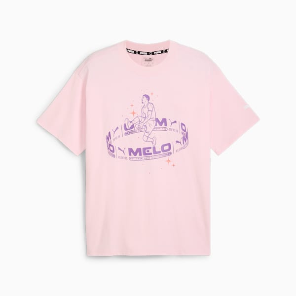 MELO IRIDESCENT Men's Basketball T-shirt, Whisp Of Pink, extralarge-AUS