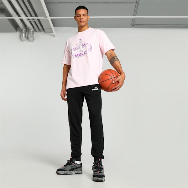 MELO IRIDESCENT Men's Basketball T-shirt, Whisp Of Pink, extralarge-IND