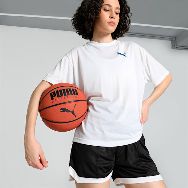 STEWIE Dawn Women's Oversized Basketball T-shirt, PUMA White, extralarge-AUS