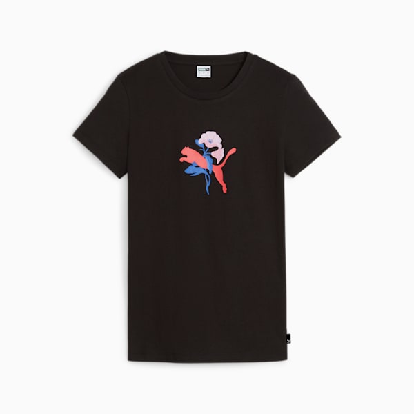 Playera para mujer GRAPHICS BLOSSOM DAY, PUMA Black, extralarge