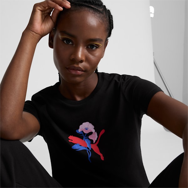 GRAPHICS BLOSSOM DAY Women's Tee, PUMA Black, extralarge