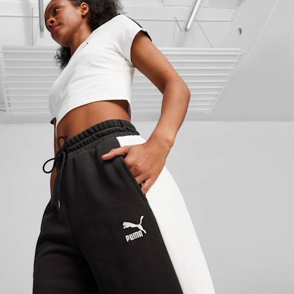 Pantalon droit ICONIC T7 Femme, PUMA Black, extralarge