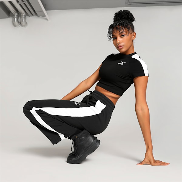 ICONIC T7 Women's Straight Pants, PUMA Black, extralarge-IND