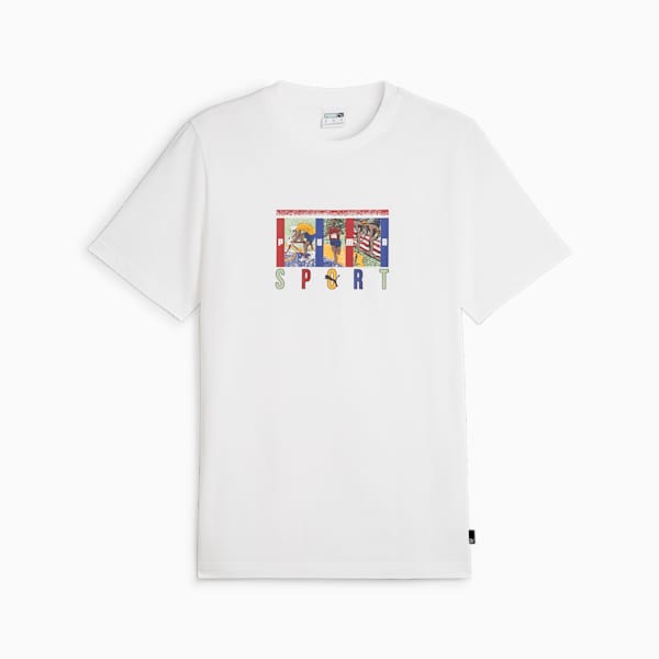 Graphics Sport Men's T-shirt, PUMA White, extralarge-IND