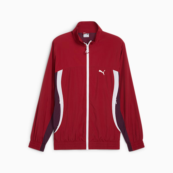 CELLERATOR Men's Track Jacket, Intense Red, extralarge