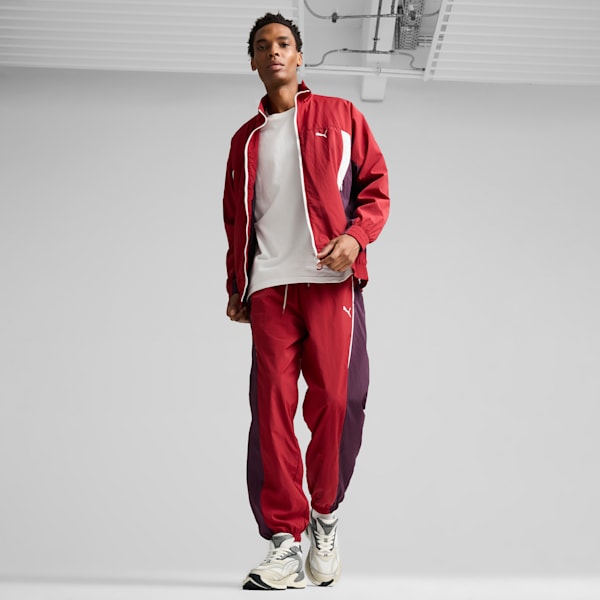 CELLERATOR Men's Track Jacket, Intense Red, extralarge