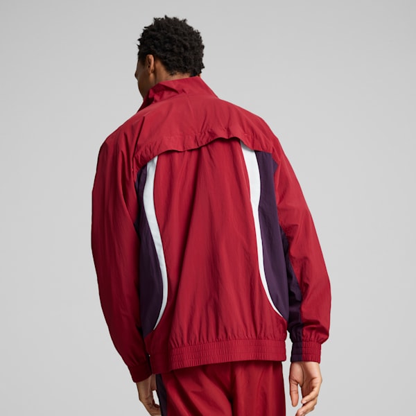 CELLERATOR Men's Track Jacket, Intense Red, extralarge
