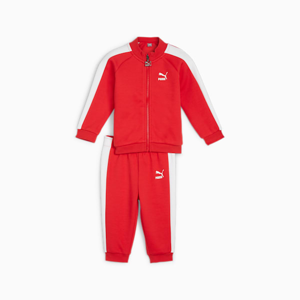 MINICATS T7 ICONIC 2-Piece Toddlers' Tracksuit Set, For All Time Red, extralarge