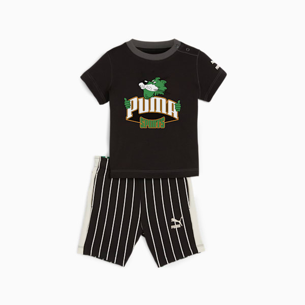 Conjunto de dos piezas para infantes MINICATS FANBASE, PUMA Black, extralarge