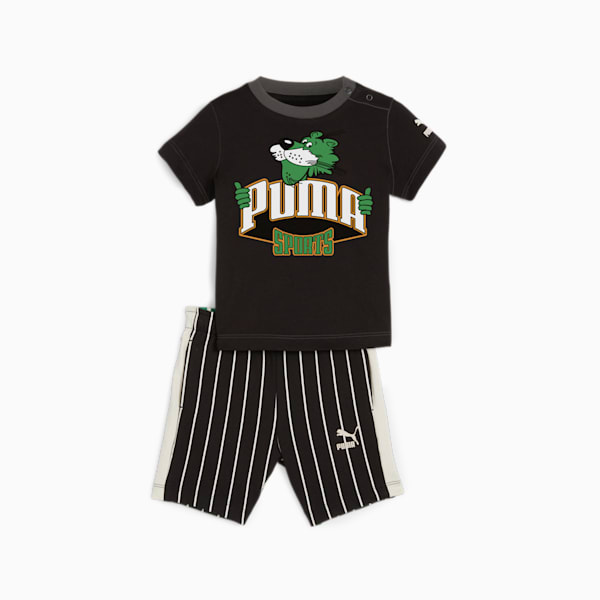 For the Fanbase MINICATS Toddlers' Two-Piece Set, PUMA Black, extralarge