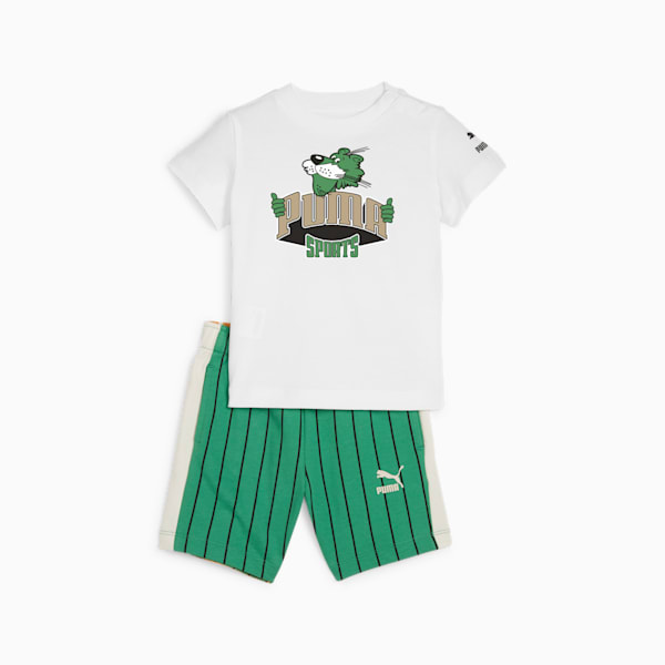 Conjunto de dos piezas para infantes MINICATS FANBASE, PUMA White, extralarge