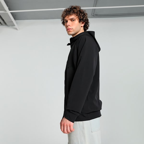 PUMATECH Men's Track Jacket, PUMA Black, extralarge-IND
