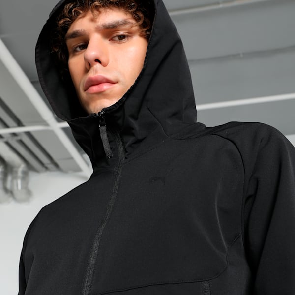 PUMATECH Men's Track Jacket, PUMA Black, extralarge-IND