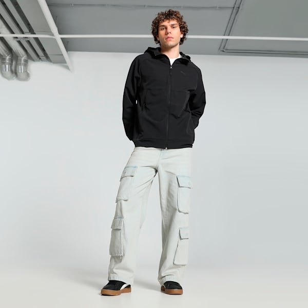 PUMATECH Men's Track Jacket, PUMA Black, extralarge-IND