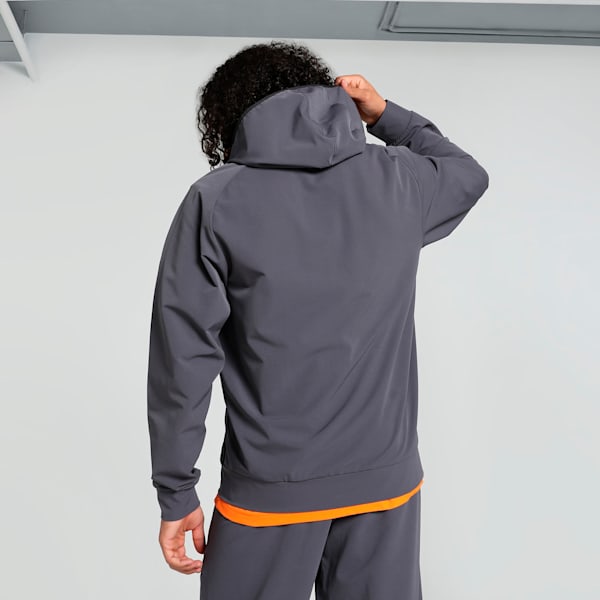 PUMATECH Men's Track Jacket, Galactic Gray-Redmazing, extralarge-IND